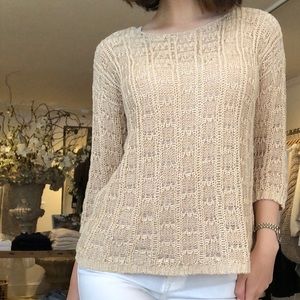 Eileen Fisher cream shirt “NEW but with no tag”